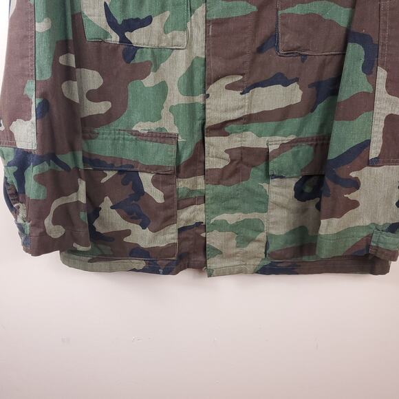 Army Combat Coat in Woodland Camo Size Small Long - Picture 3 of 10
